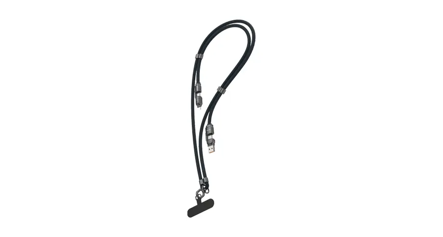 Green Lion 4 in 1 Braided Lanyard Cable